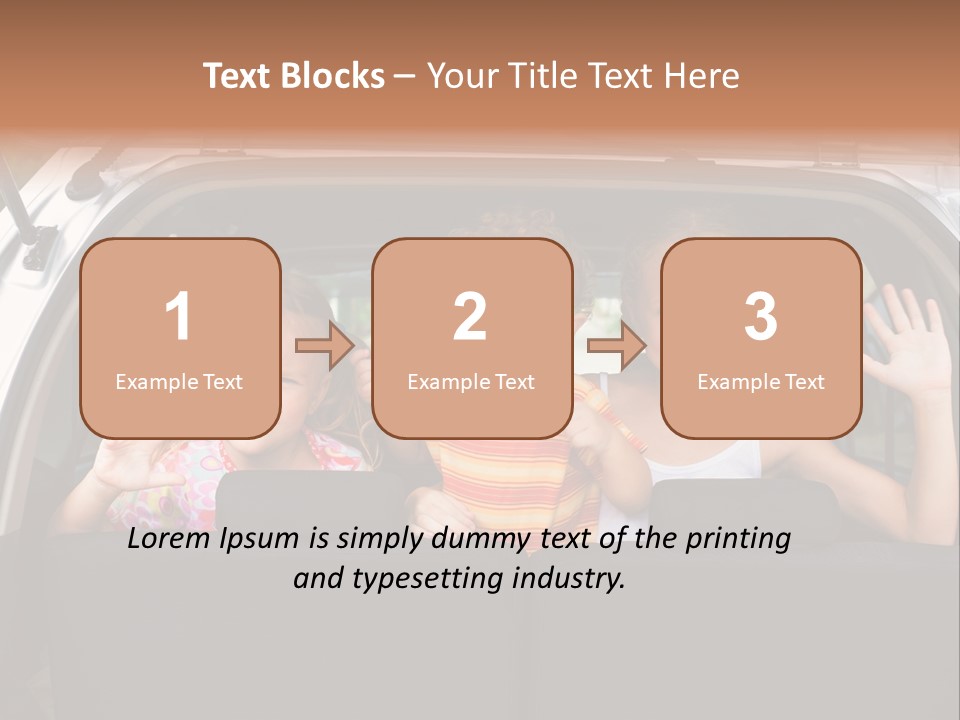 Girl Life Family PowerPoint Template