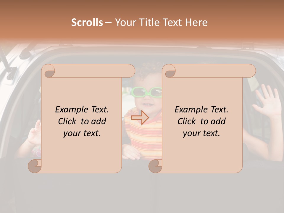 Girl Life Family PowerPoint Template