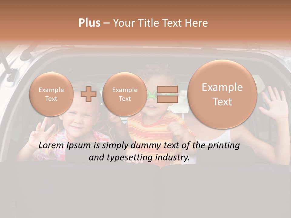 Girl Life Family PowerPoint Template