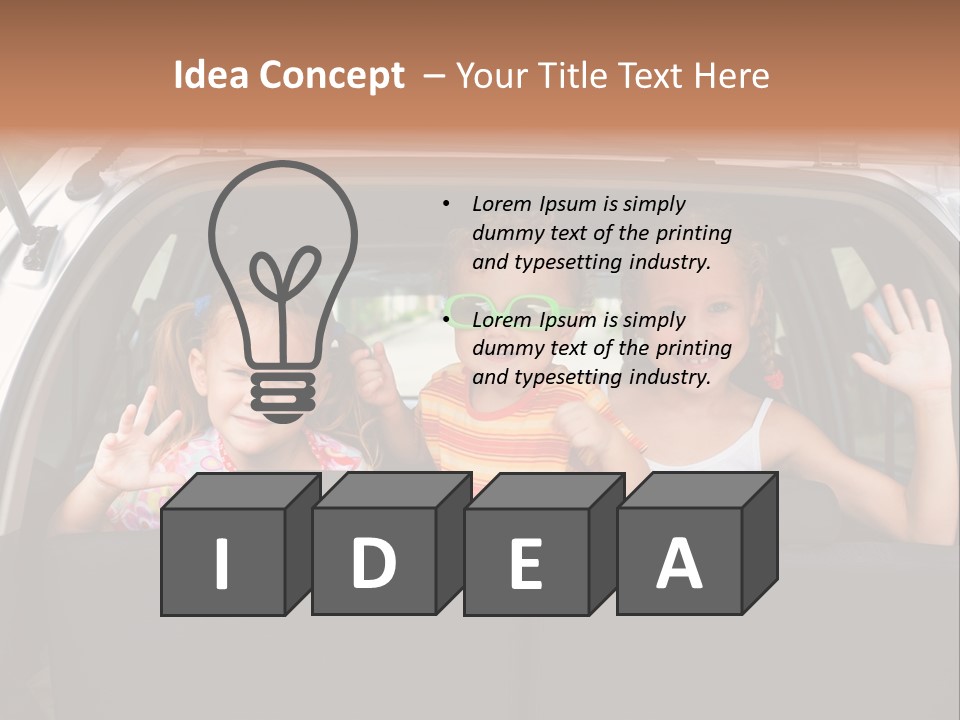 Girl Life Family PowerPoint Template