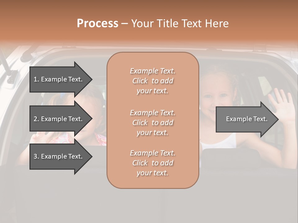 Girl Life Family PowerPoint Template
