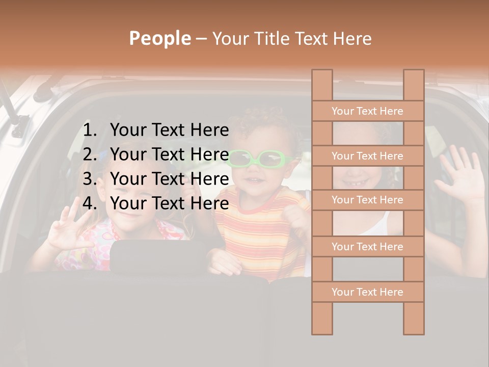 Girl Life Family PowerPoint Template