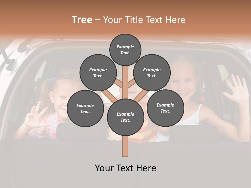 Girl Life Family PowerPoint Template