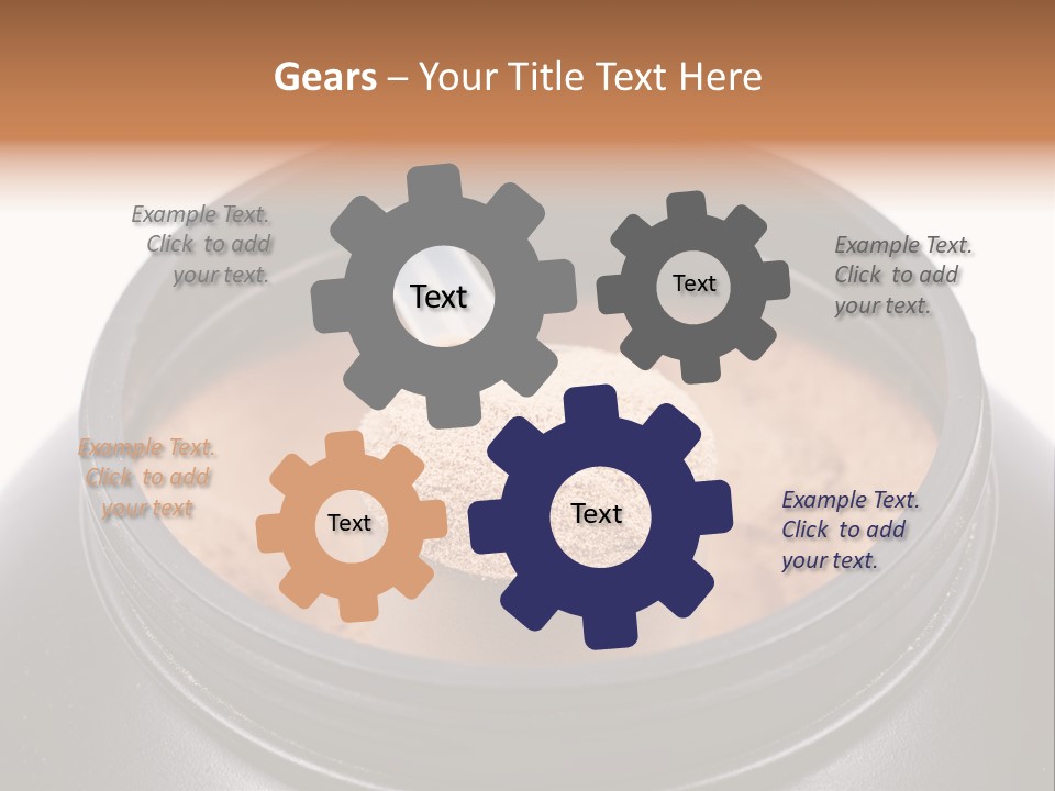 Protein Shake Flavour PowerPoint Template