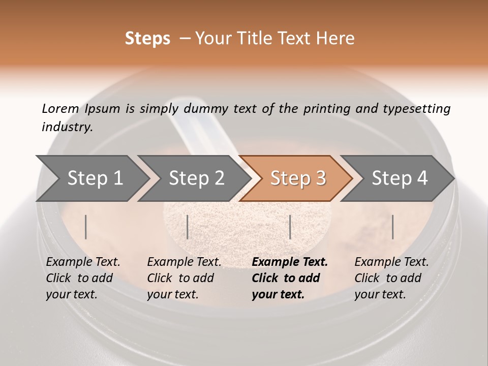 Protein Shake Flavour PowerPoint Template