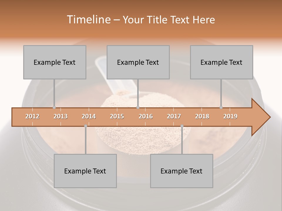 Protein Shake Flavour PowerPoint Template