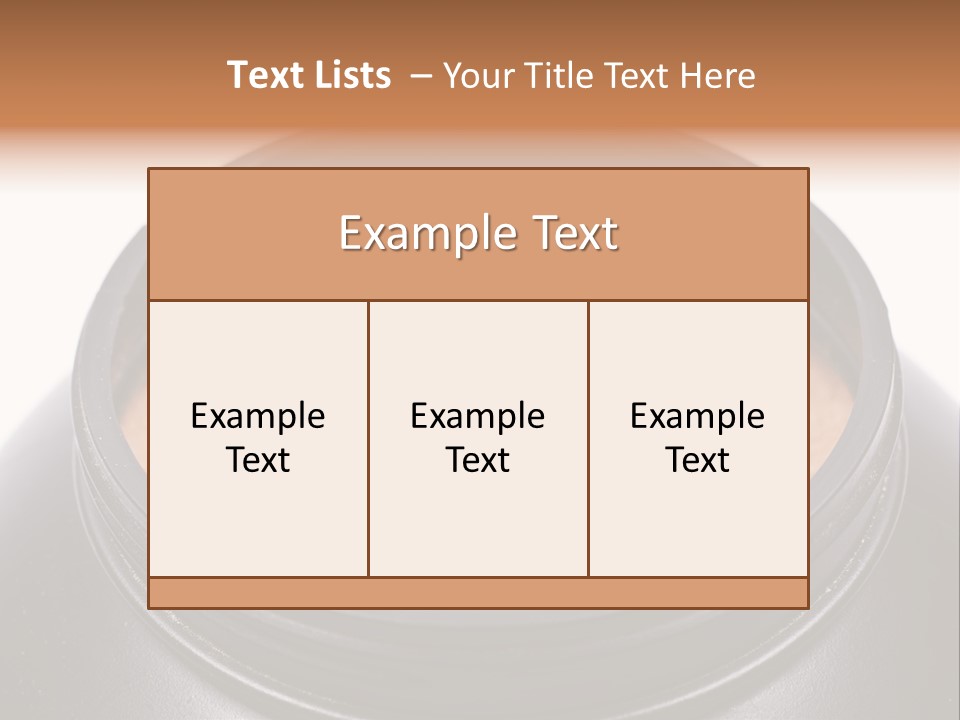 Protein Shake Flavour PowerPoint Template