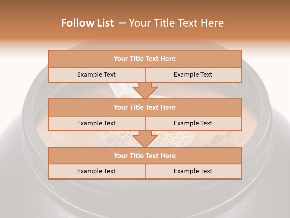 Protein Shake Flavour PowerPoint Template