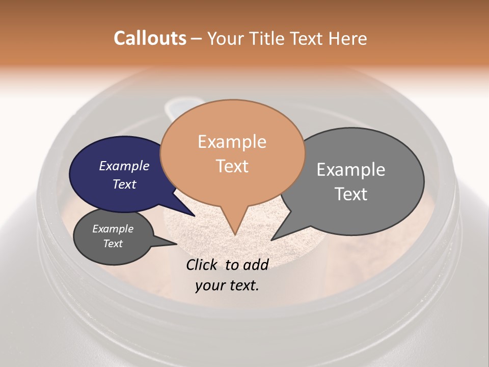 Protein Shake Flavour PowerPoint Template