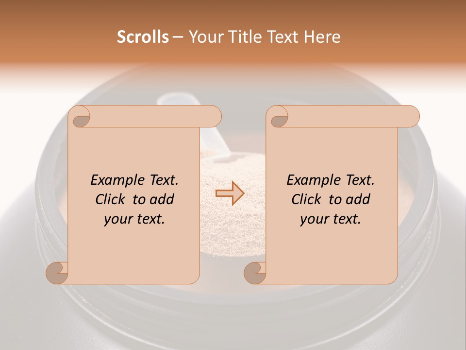 Protein Shake Flavour PowerPoint Template