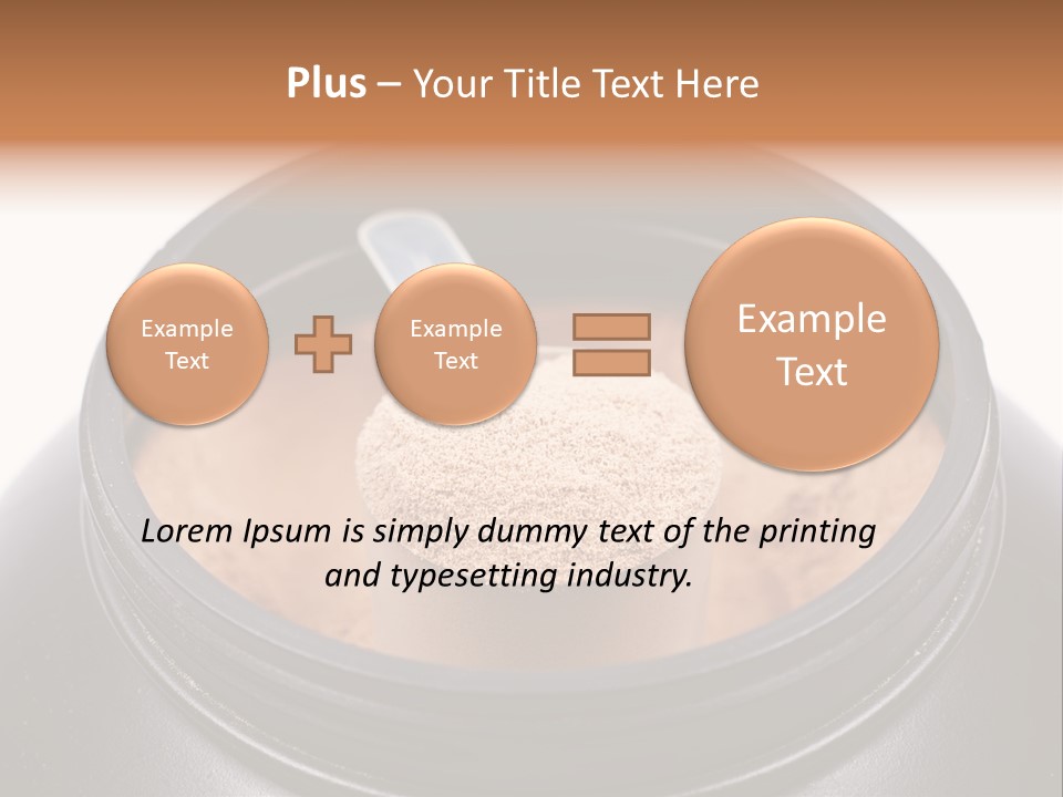 Protein Shake Flavour PowerPoint Template