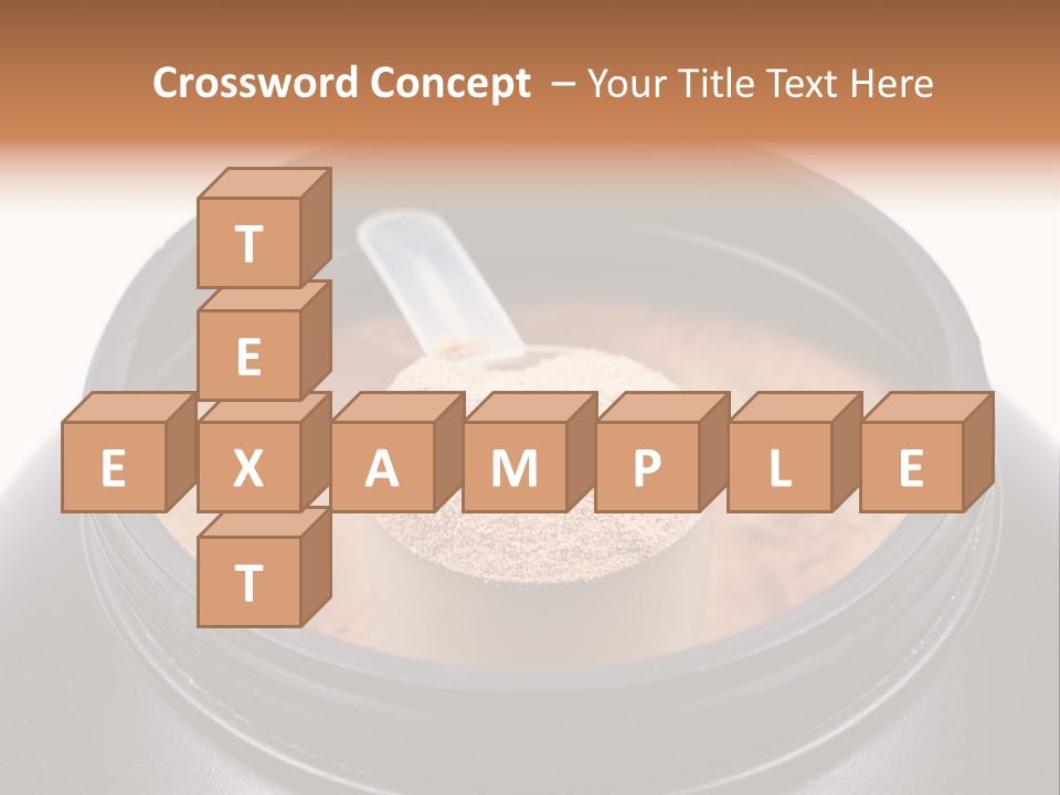 Protein Shake Flavour PowerPoint Template