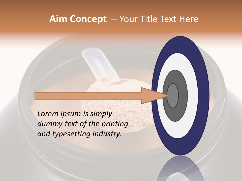 Protein Shake Flavour PowerPoint Template