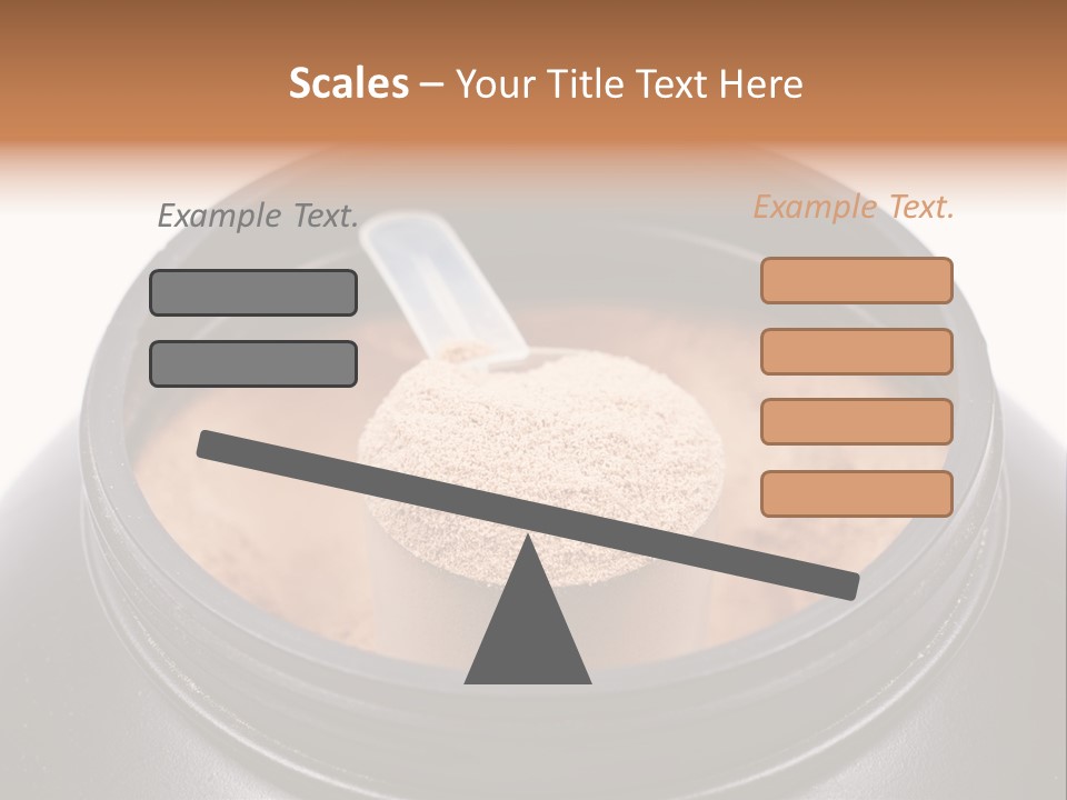 Protein Shake Flavour PowerPoint Template