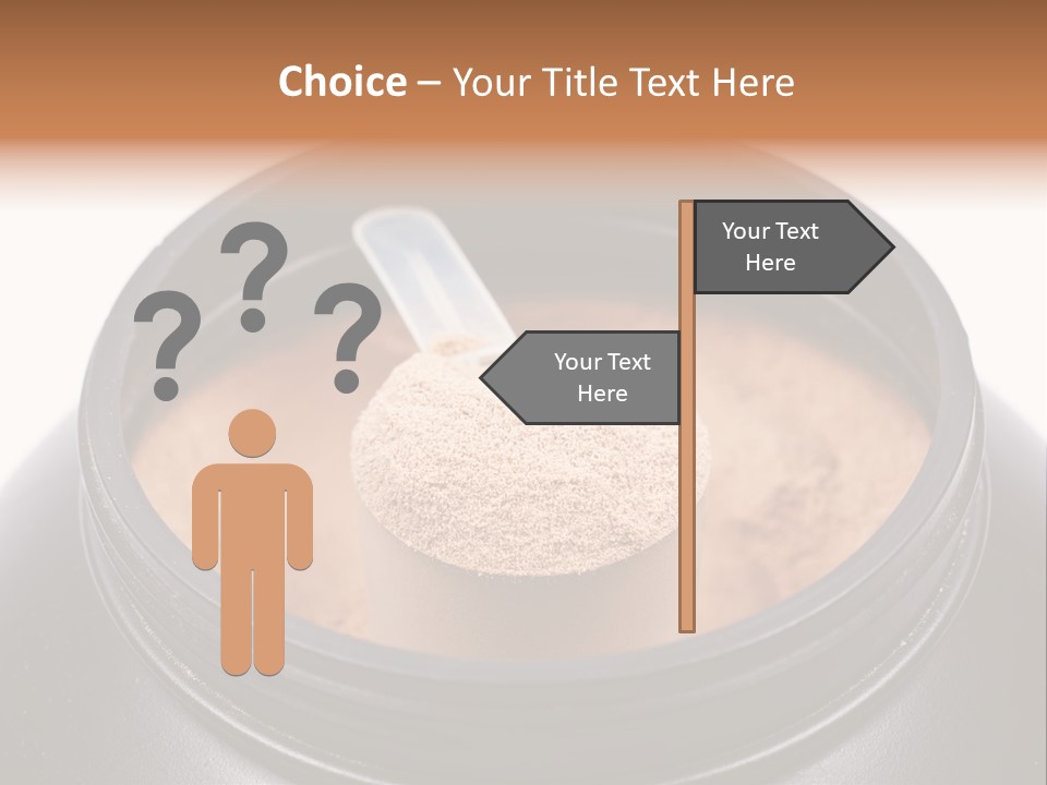 Protein Shake Flavour PowerPoint Template