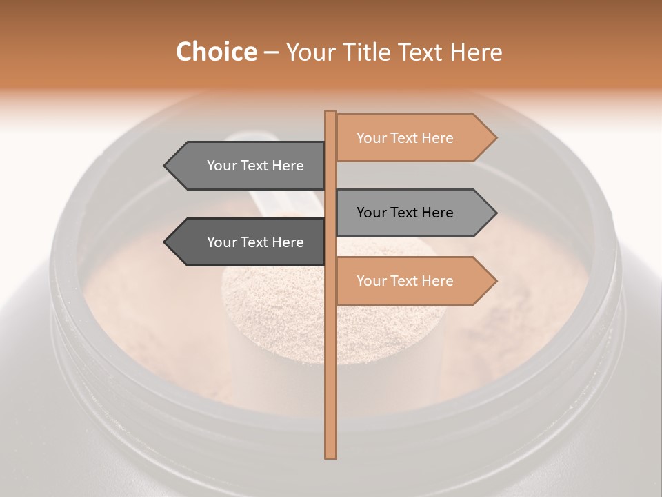 Protein Shake Flavour PowerPoint Template