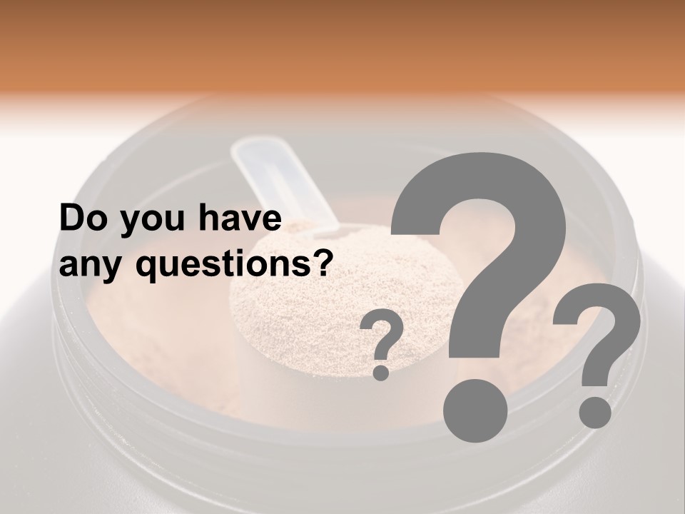 Protein Shake Flavour PowerPoint Template