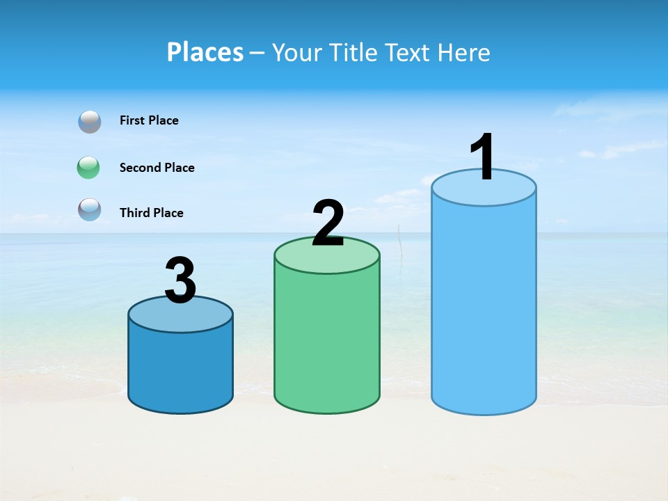 Hot Cloud Sunlight PowerPoint Template
