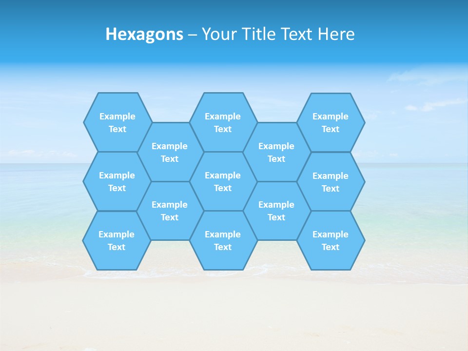 Hot Cloud Sunlight PowerPoint Template