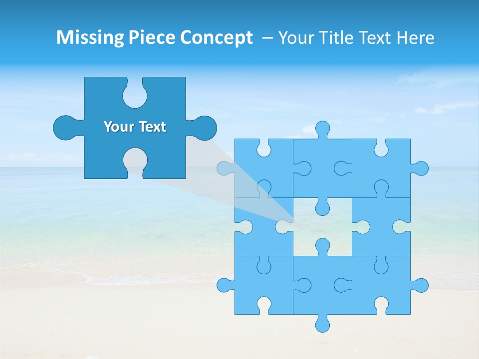 Hot Cloud Sunlight PowerPoint Template