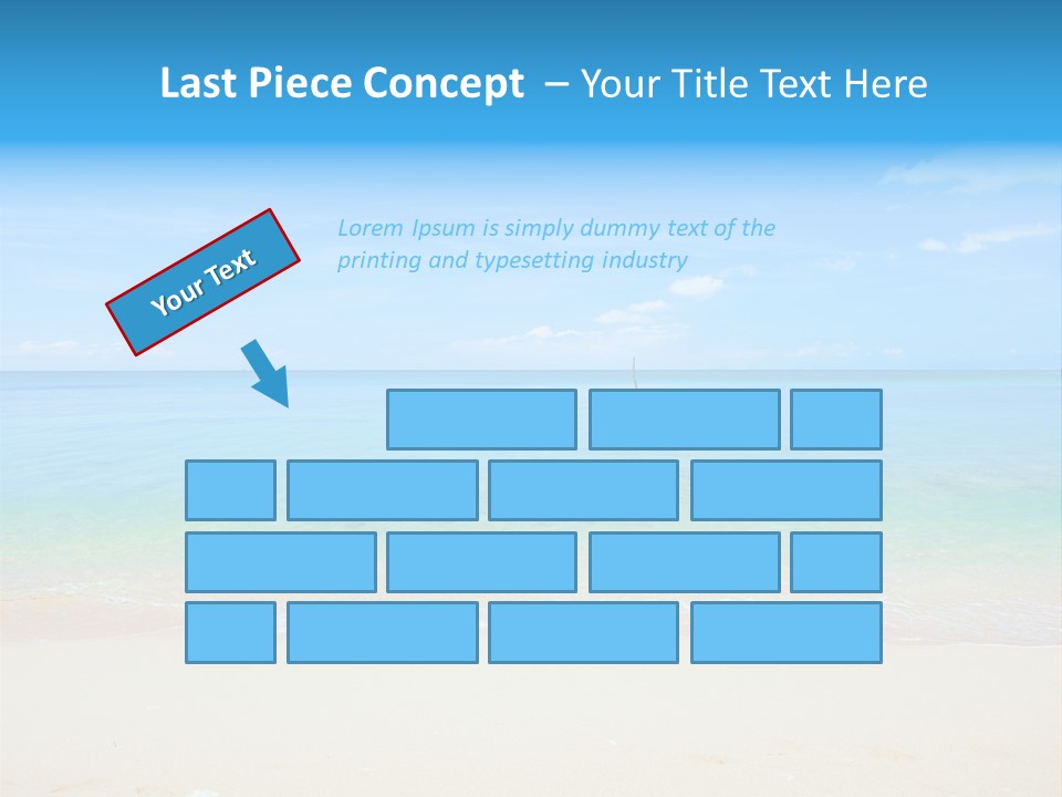 Hot Cloud Sunlight PowerPoint Template