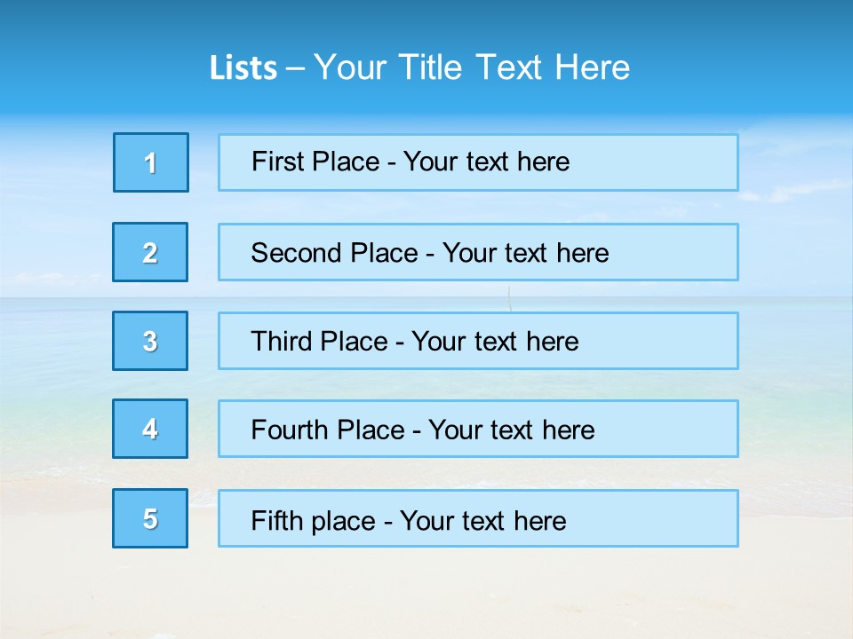 Hot Cloud Sunlight PowerPoint Template