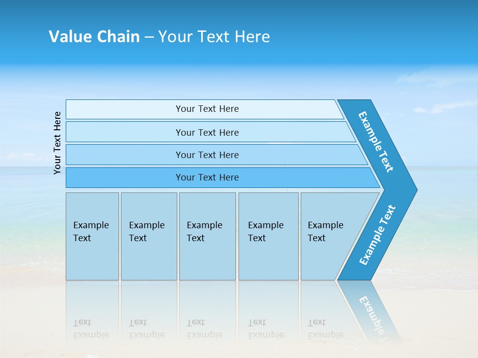 Hot Cloud Sunlight PowerPoint Template