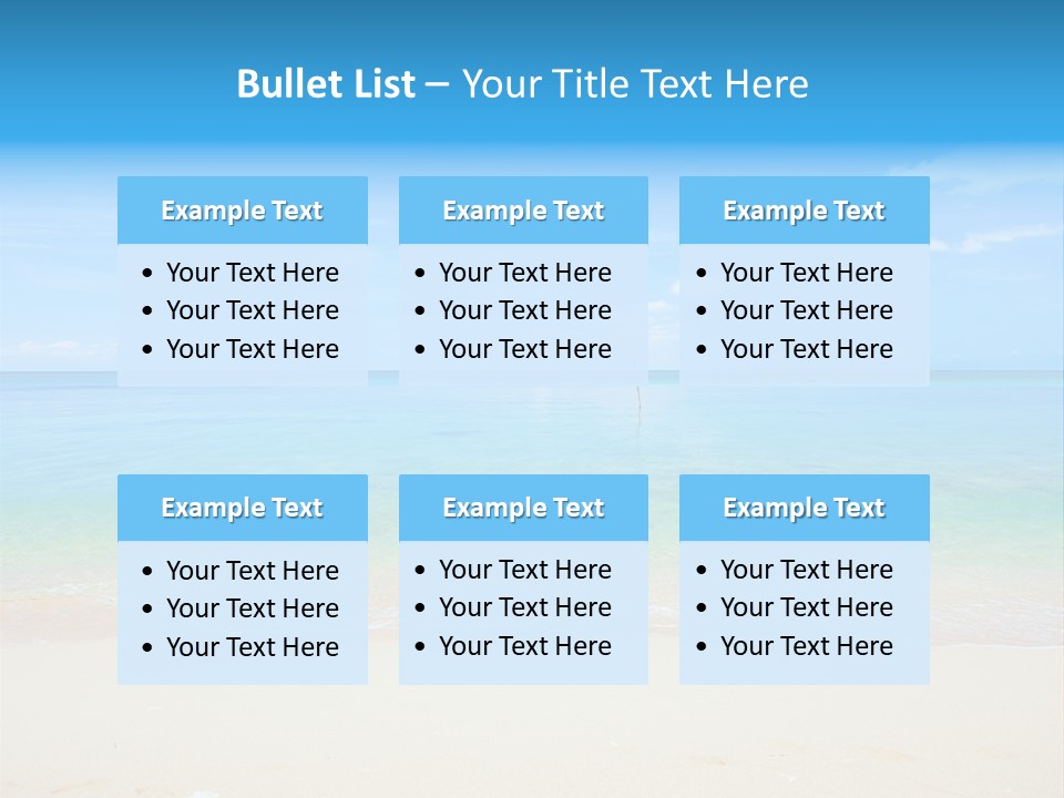 Hot Cloud Sunlight PowerPoint Template