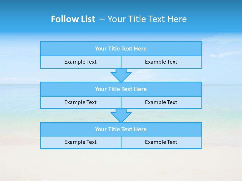 Hot Cloud Sunlight PowerPoint Template