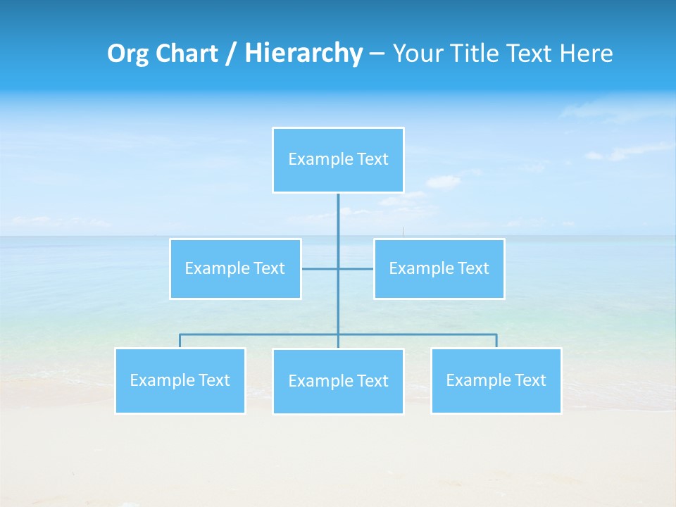 Hot Cloud Sunlight PowerPoint Template