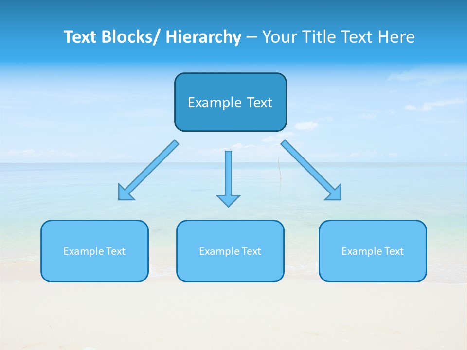 Hot Cloud Sunlight PowerPoint Template