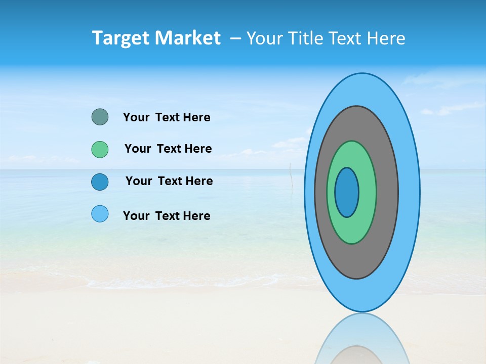 Hot Cloud Sunlight PowerPoint Template