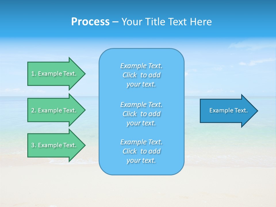 Hot Cloud Sunlight PowerPoint Template