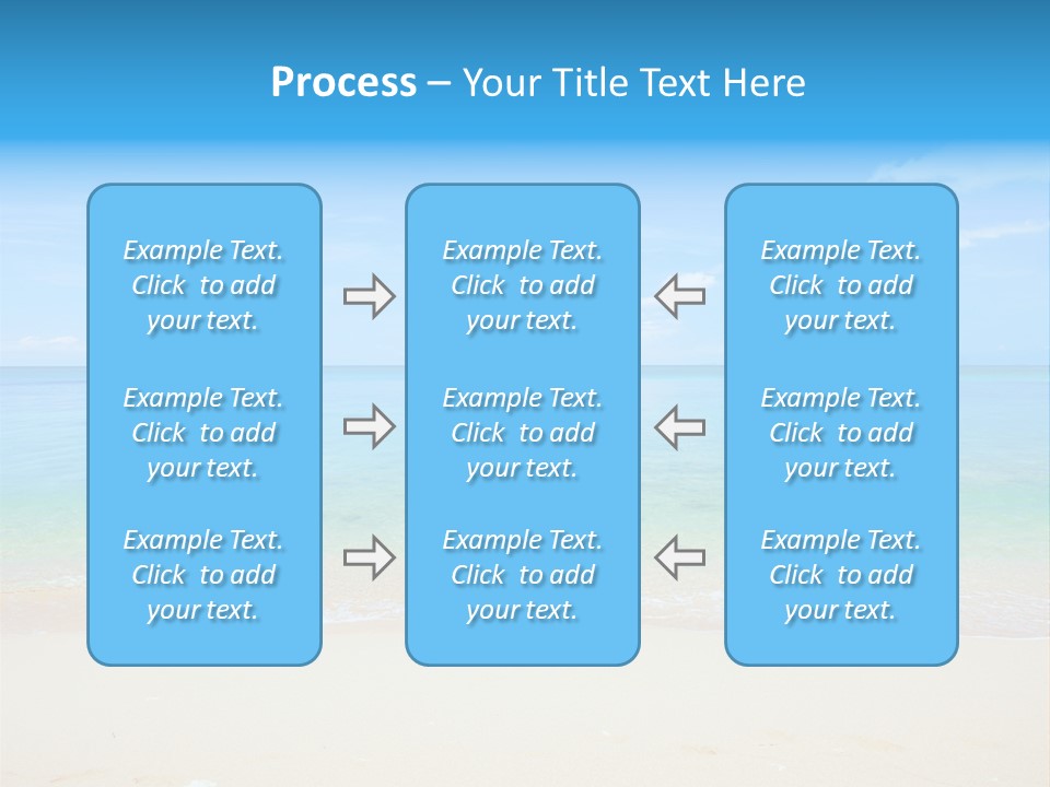 Hot Cloud Sunlight PowerPoint Template