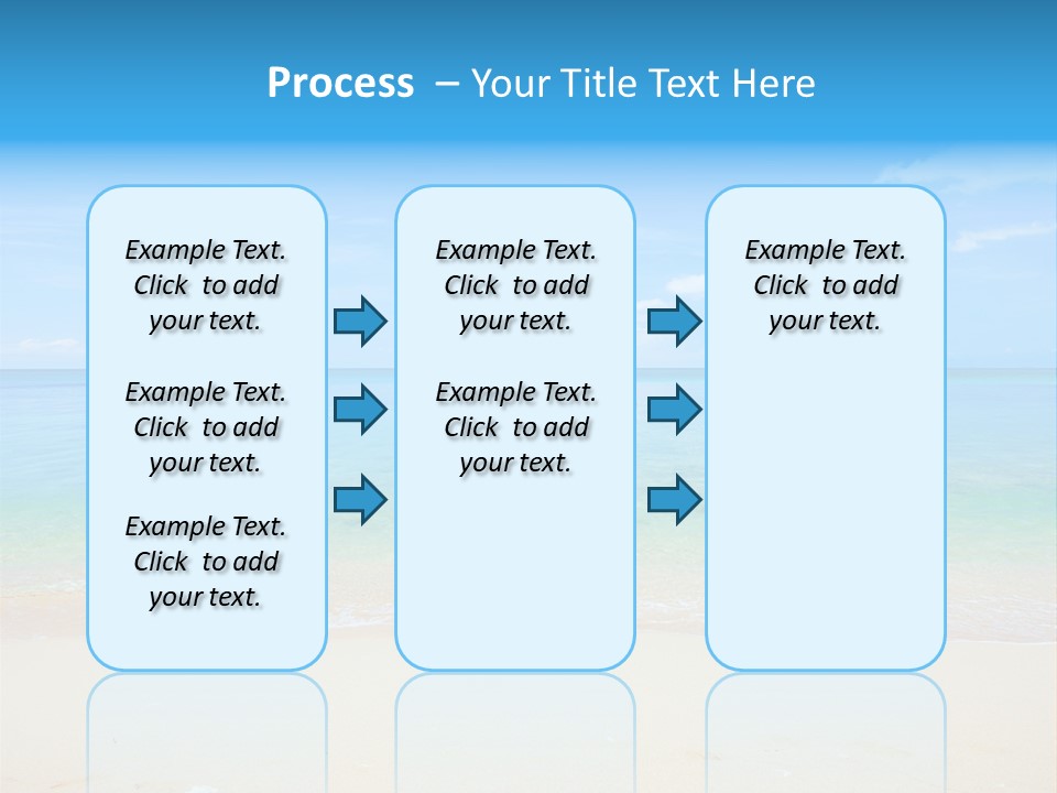 Hot Cloud Sunlight PowerPoint Template