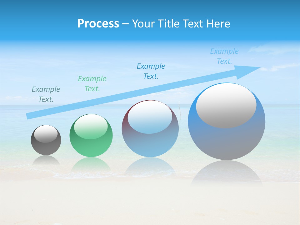 Hot Cloud Sunlight PowerPoint Template