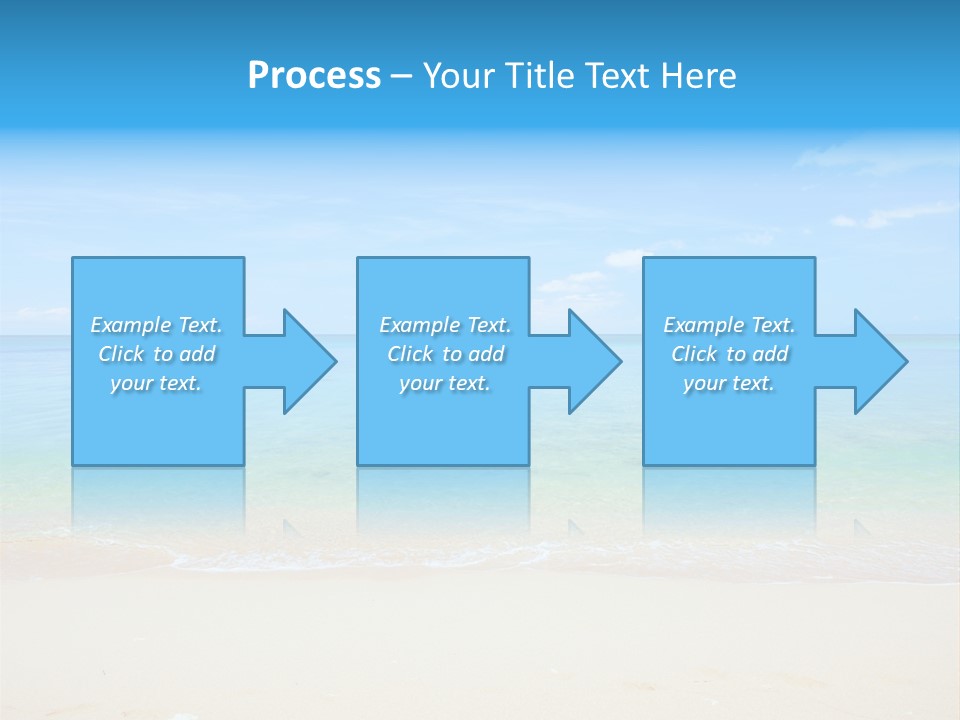 Hot Cloud Sunlight PowerPoint Template