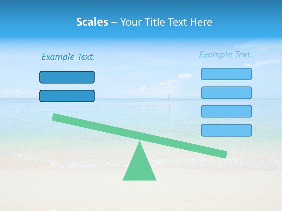 Hot Cloud Sunlight PowerPoint Template