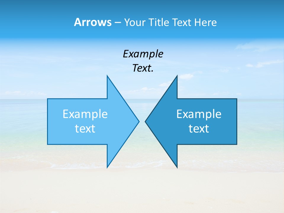 Hot Cloud Sunlight PowerPoint Template