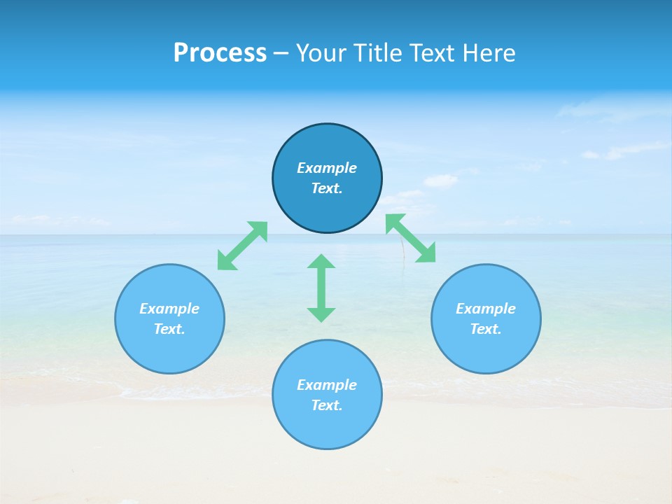 Hot Cloud Sunlight PowerPoint Template