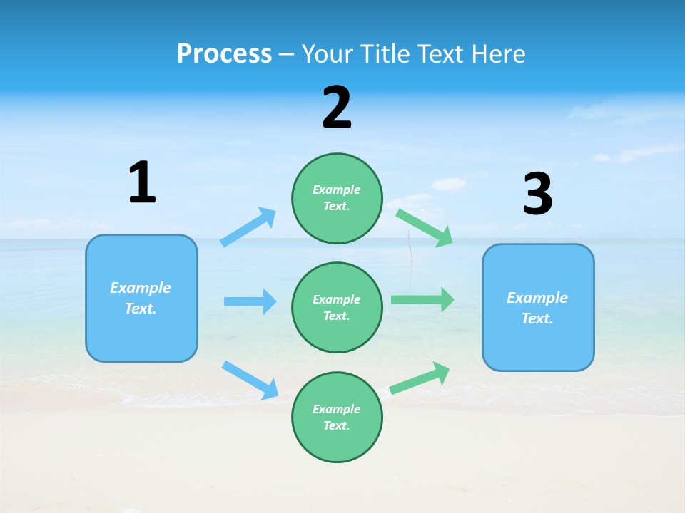Hot Cloud Sunlight PowerPoint Template