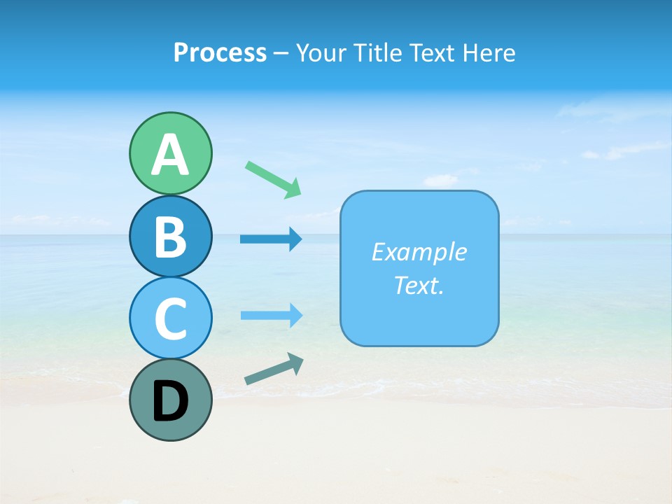 Hot Cloud Sunlight PowerPoint Template