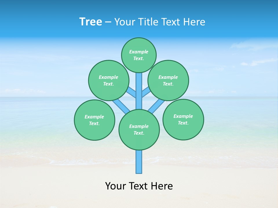 Hot Cloud Sunlight PowerPoint Template