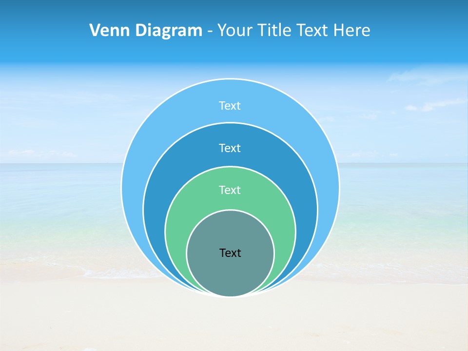 Hot Cloud Sunlight PowerPoint Template