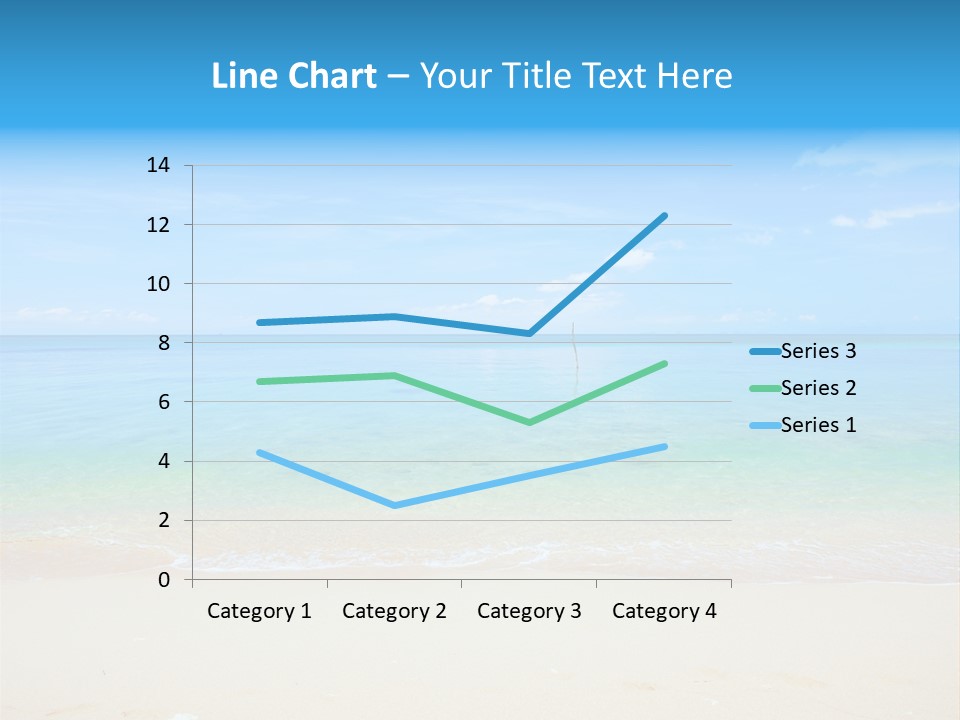 Hot Cloud Sunlight PowerPoint Template