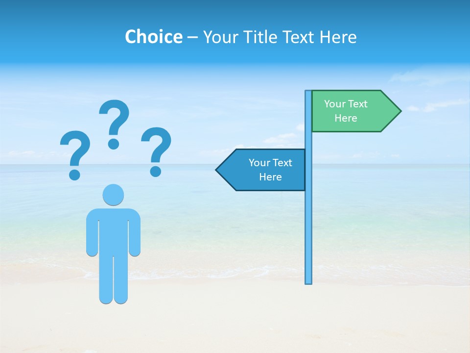 Hot Cloud Sunlight PowerPoint Template