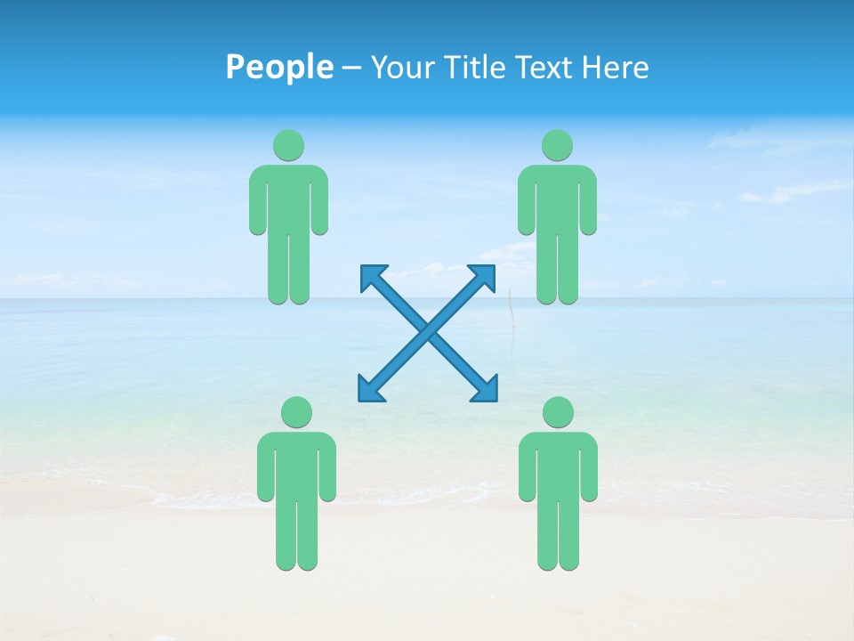 Hot Cloud Sunlight PowerPoint Template