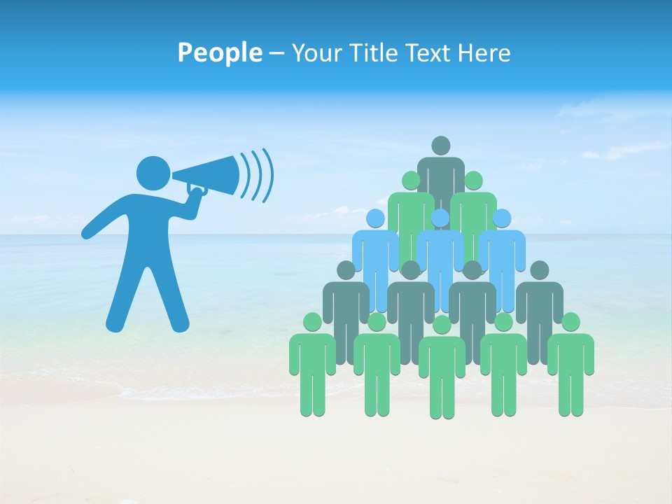 Hot Cloud Sunlight PowerPoint Template