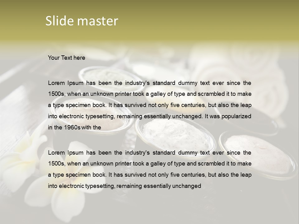 A Table Topped With Cups Filled With Different Types Of Drinks PowerPoint Template