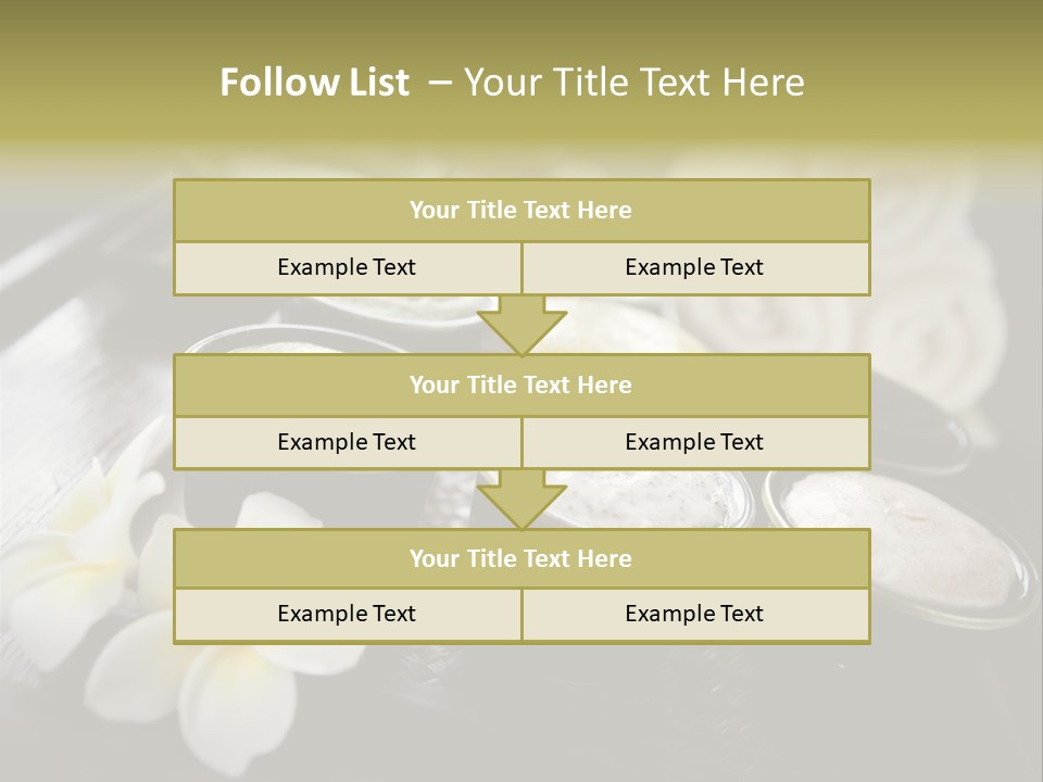 A Table Topped With Cups Filled With Different Types Of Drinks PowerPoint Template